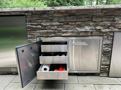 XO APPLIANCE XOG36PANTRY 36" Sealed Pantry, in Stainless Steel - XOG36PANTRY