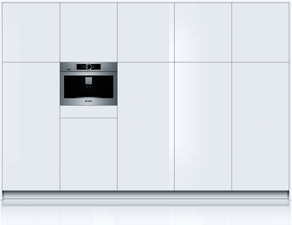 BOSCH BCM8450UC 800 Series, Built-In Fully Automatic Coffee Machine, Stainless steel, Removable water tank in Stainless Steel