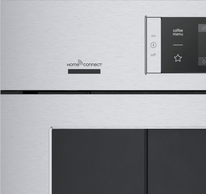 BOSCH BCM8450UC 800 Series, Built-In Fully Automatic Coffee Machine, Stainless steel, Removable water tank in Stainless Steel