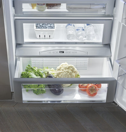 MONOGRAM Monogram 42" Built-In Side-by-Side Refrigerator with Dispenser in Stainless Steel - ZISS420DNSS