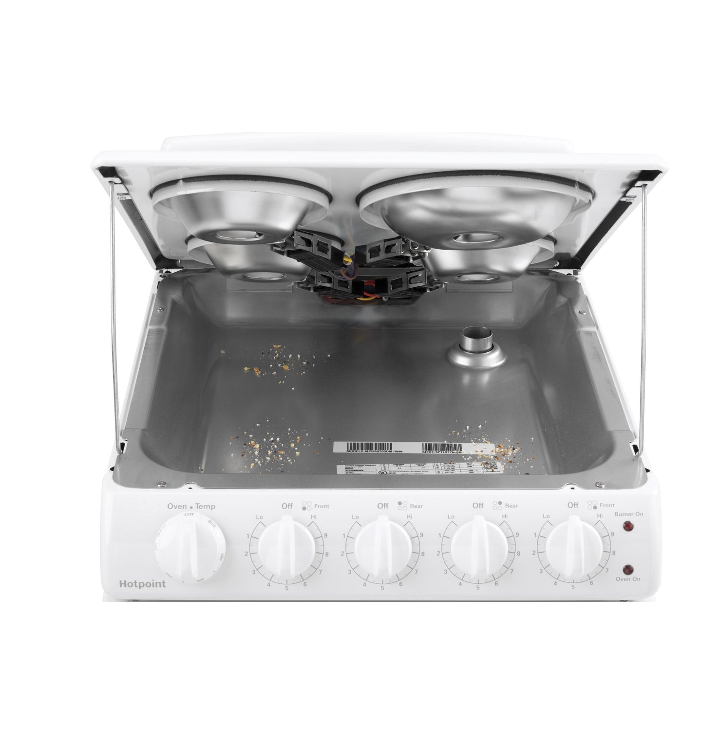 HOTPOINT Hotpoint ENERGY STAR 20" Electric Free-Standing Front-Control Electric Range White - RAS200DMWW