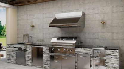 XO APPLIANCE XOGV36S Outdoor hood, 36"W, 33"D, 18"T, 1200CFM, LEDs, pro baffle filters in Stainless Steel - XOGV36S