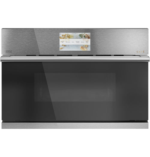 CAFE  30" Custom Speed Cook Oven with 120V Advantium Technology in Platinum Glass Gray - CSB913M2VS5