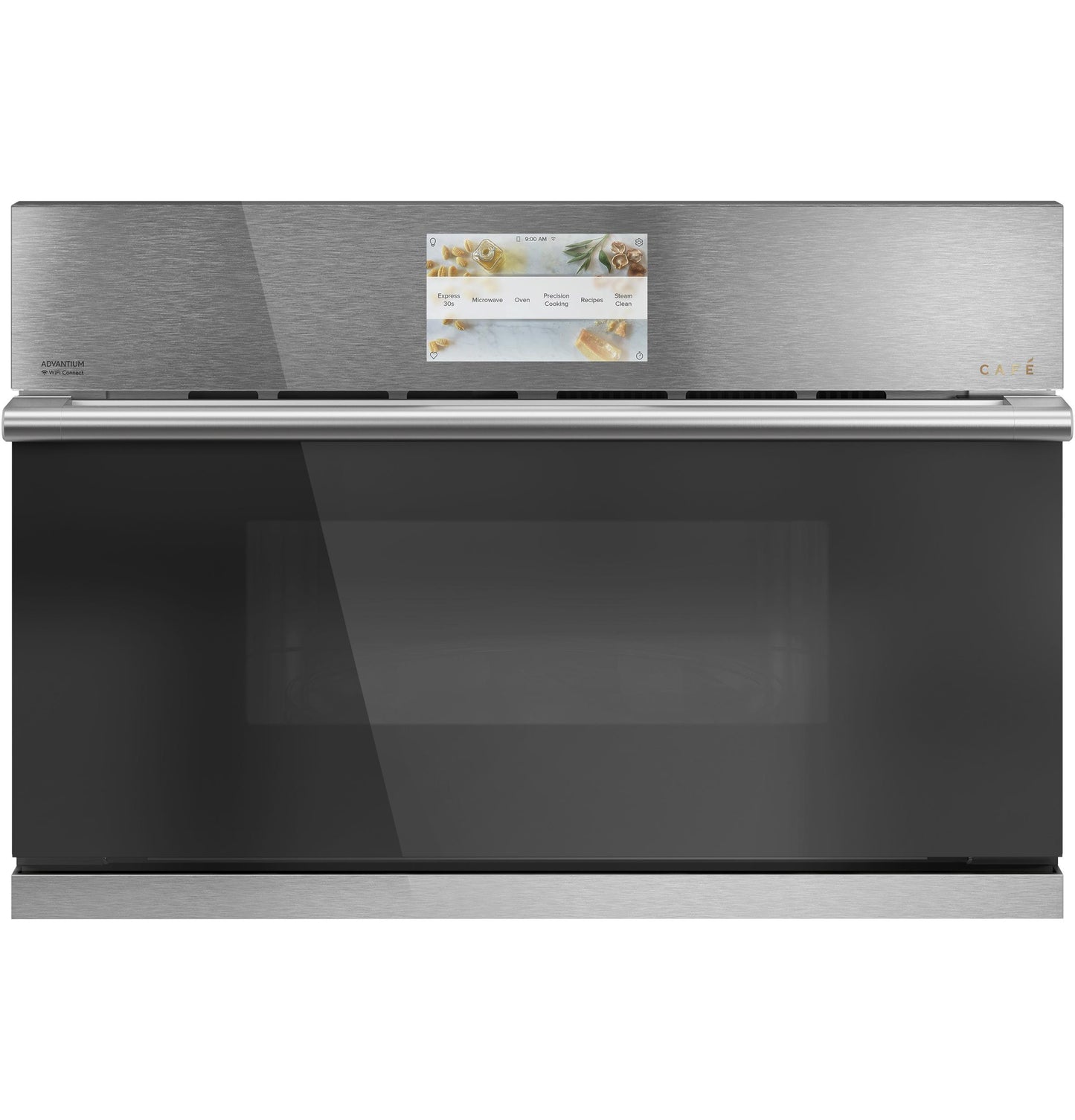 CAFE  30" Custom Speed Cook Oven with 120V Advantium Technology in Platinum Glass Gray - CSB913M2VS5