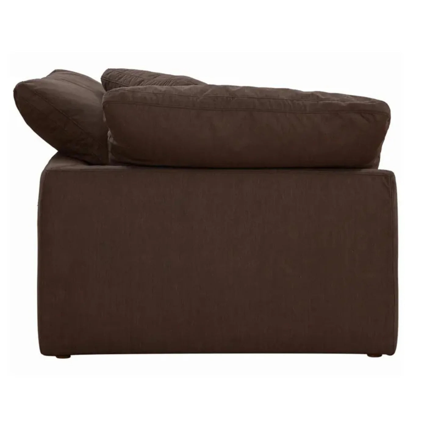 Sunset Trading Cloud Puff 3 Piece 88" Wide Slipcovered Modular Sectional Small L Shaped Sofa - SU-1458-88-3C