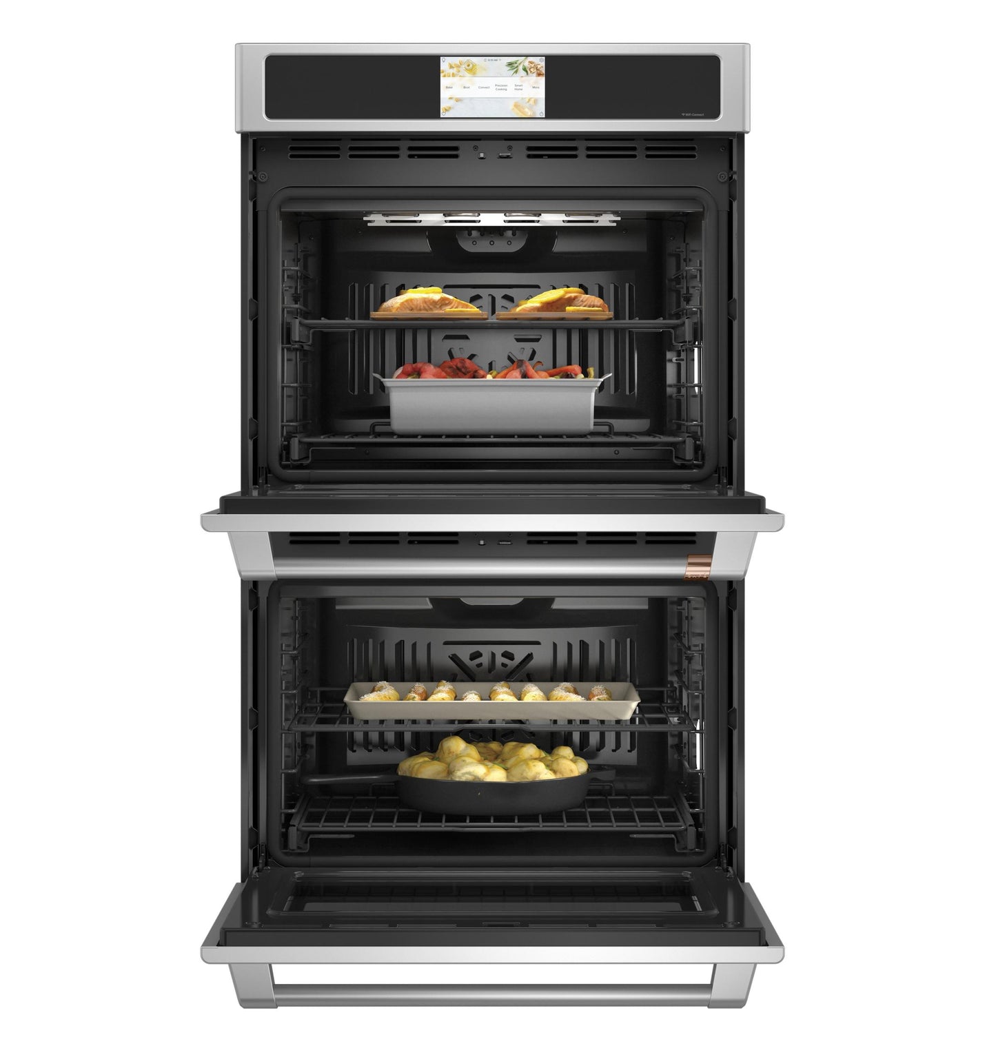 CAFE  Professional Series 30" Smart Built-In Convection Double Wall Oven in Stainless Steel - CTD90DP2NS1