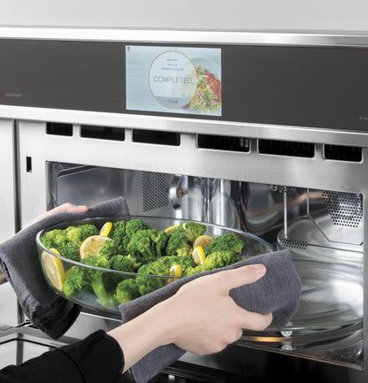 CAFE  30" Custom Speed Cook Oven with 120V Advantium Technology White - CSB913P4VW2