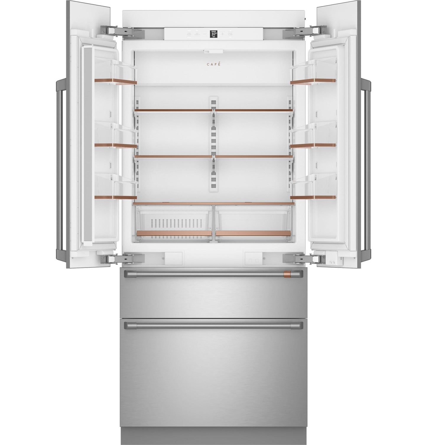CAFE  36" Integrated French-Door Refrigerator in Stainless Steel - CIP36NP2VS1