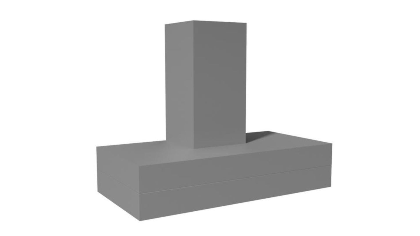 VENTAHOOD 48" Wall Mounted Contemporary Range Hood - CWEH9448