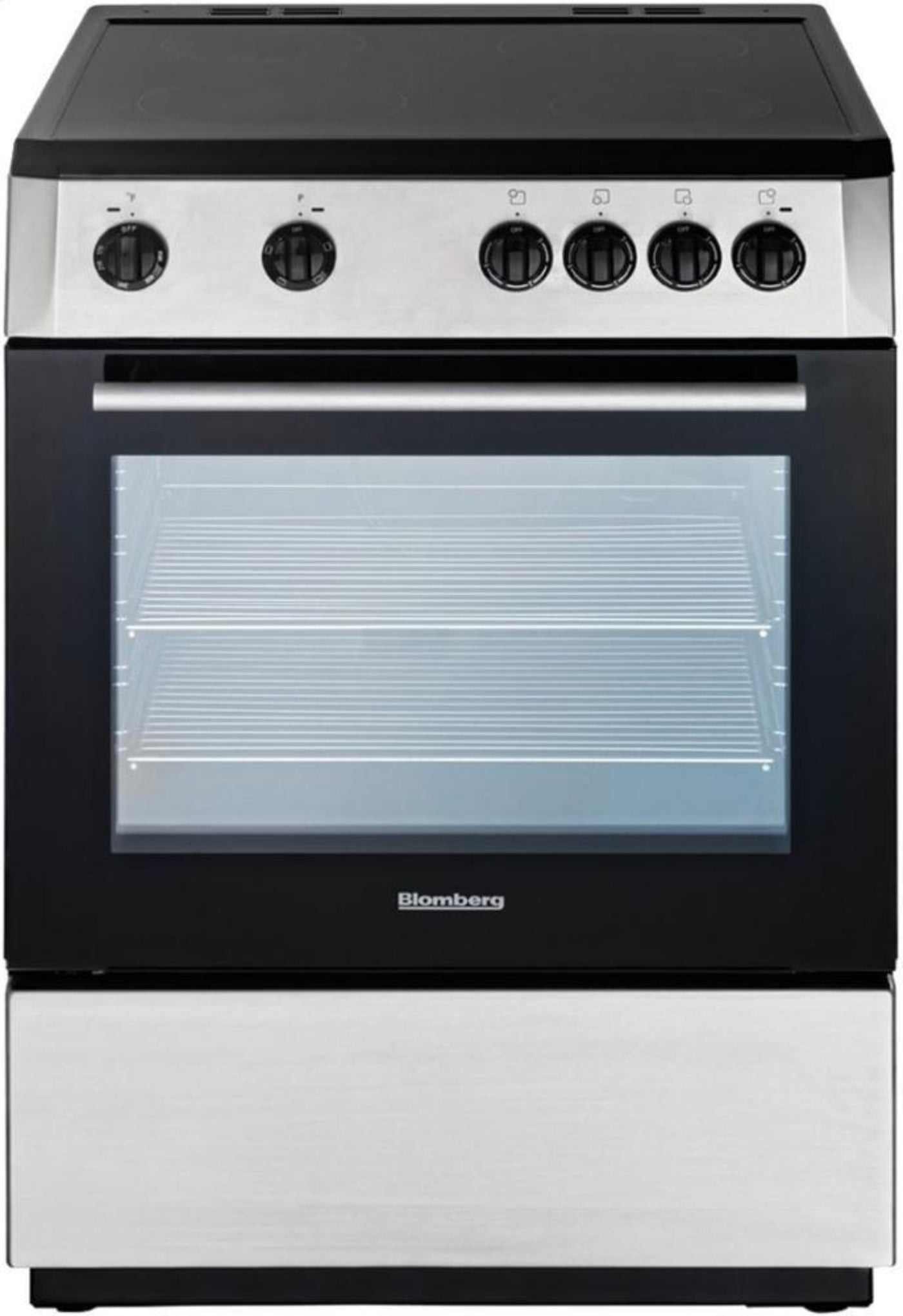 BLOMBERG APPLIANCES BERU24202SS 24in Electric, non-convection, smooth top 4 zone, in Stainless Steel - BERU24202SS