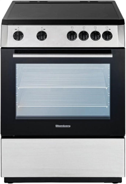 BLOMBERG APPLIANCES BERU24202SS 24in Electric, non-convection, smooth top 4 zone, in Stainless Steel - BERU24202SS