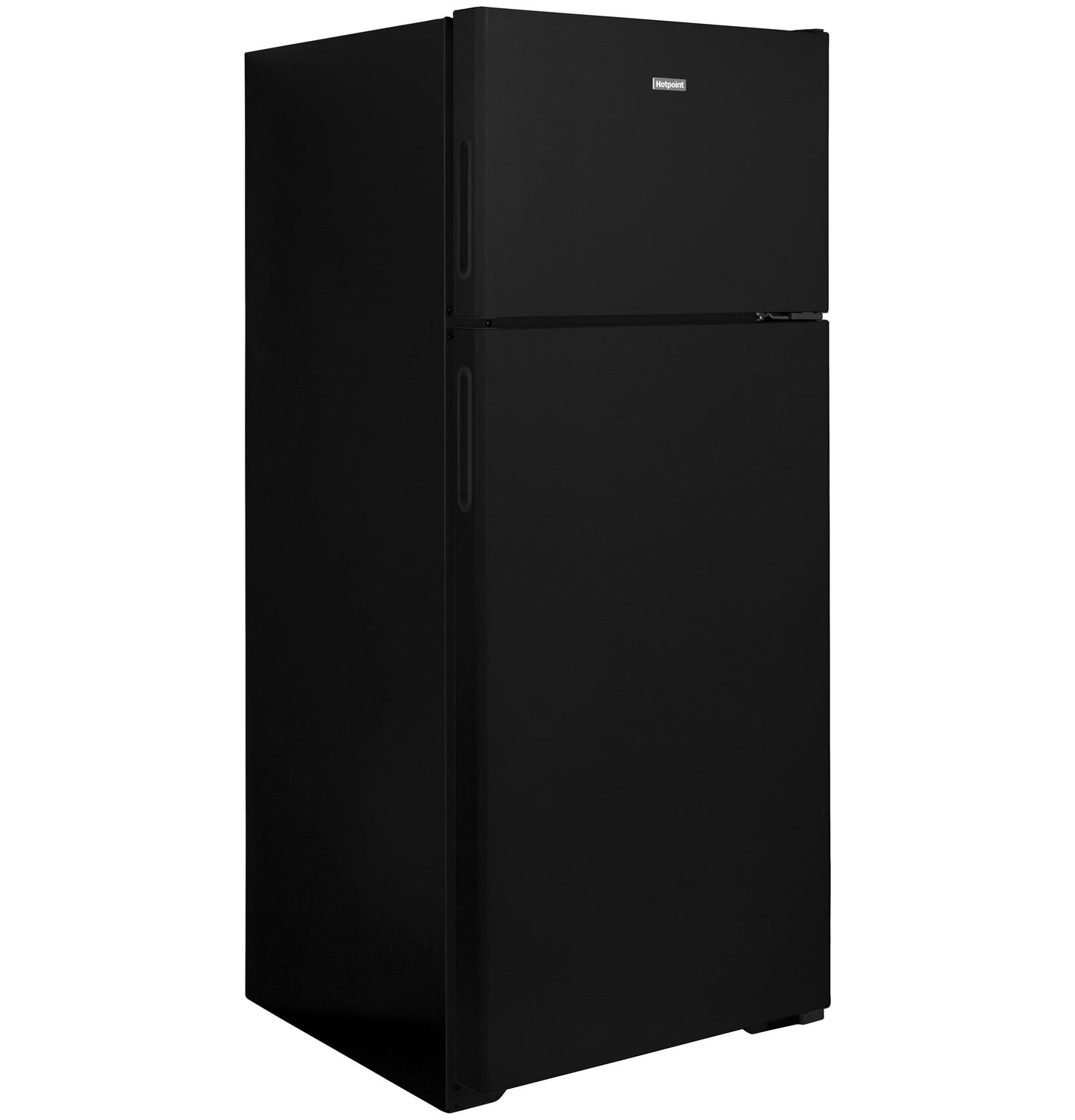HOTPOINT Hotpoint 17.5 Cu. Ft. Recessed Handle Top-Freezer Refrigerator Black - HPS18BTNRBB