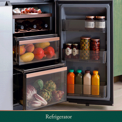 CAFE ENERGY STAR 22.9 Cu. Ft. Smart Counter-Depth Quad-Door Refrigerator in Platinum Glass with Dual-Dispense AutoFill Pitcher Gray - CHE23DM5WS5