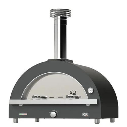 XO APPLIANCE XOPIZZA4HCAL 40" Hybrid Gas & Wood Oven Black - XOPIZZA4HCAL