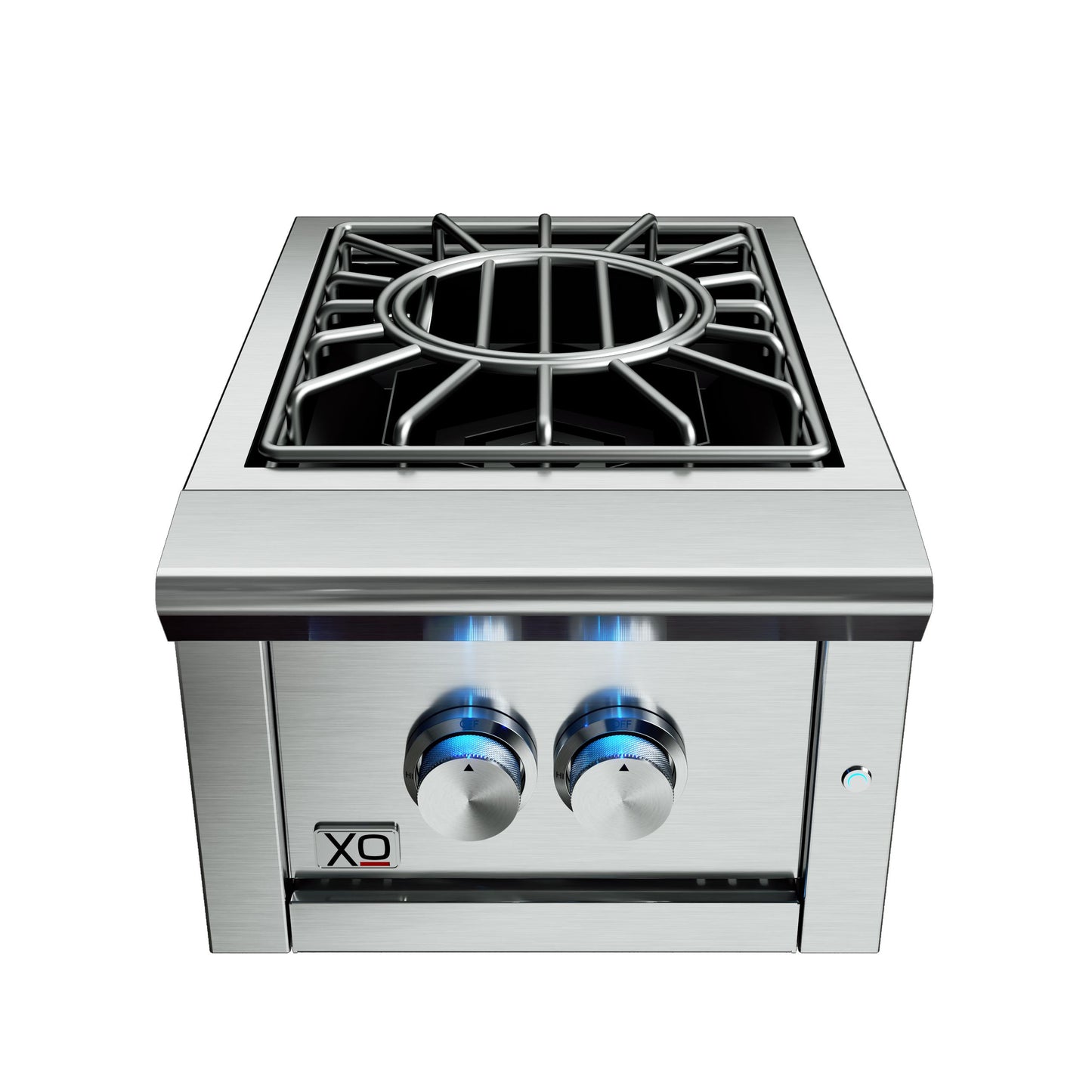 XO APPLIANCE XOGPOWER60KL 16" Power Side Burner 60,000 BTU LP in Stainless Steel - XOGPOWER60KL