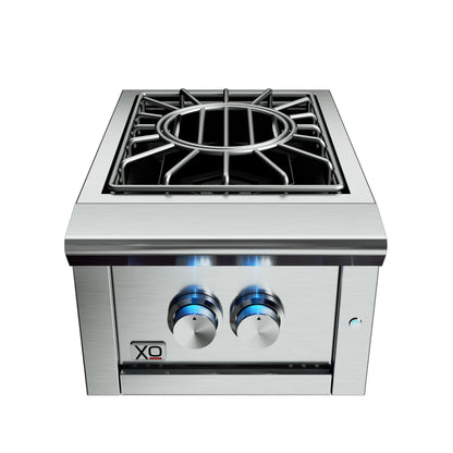 XO APPLIANCE XOGPOWER60KL 16" Power Side Burner 60,000 BTU LP in Stainless Steel - XOGPOWER60KL