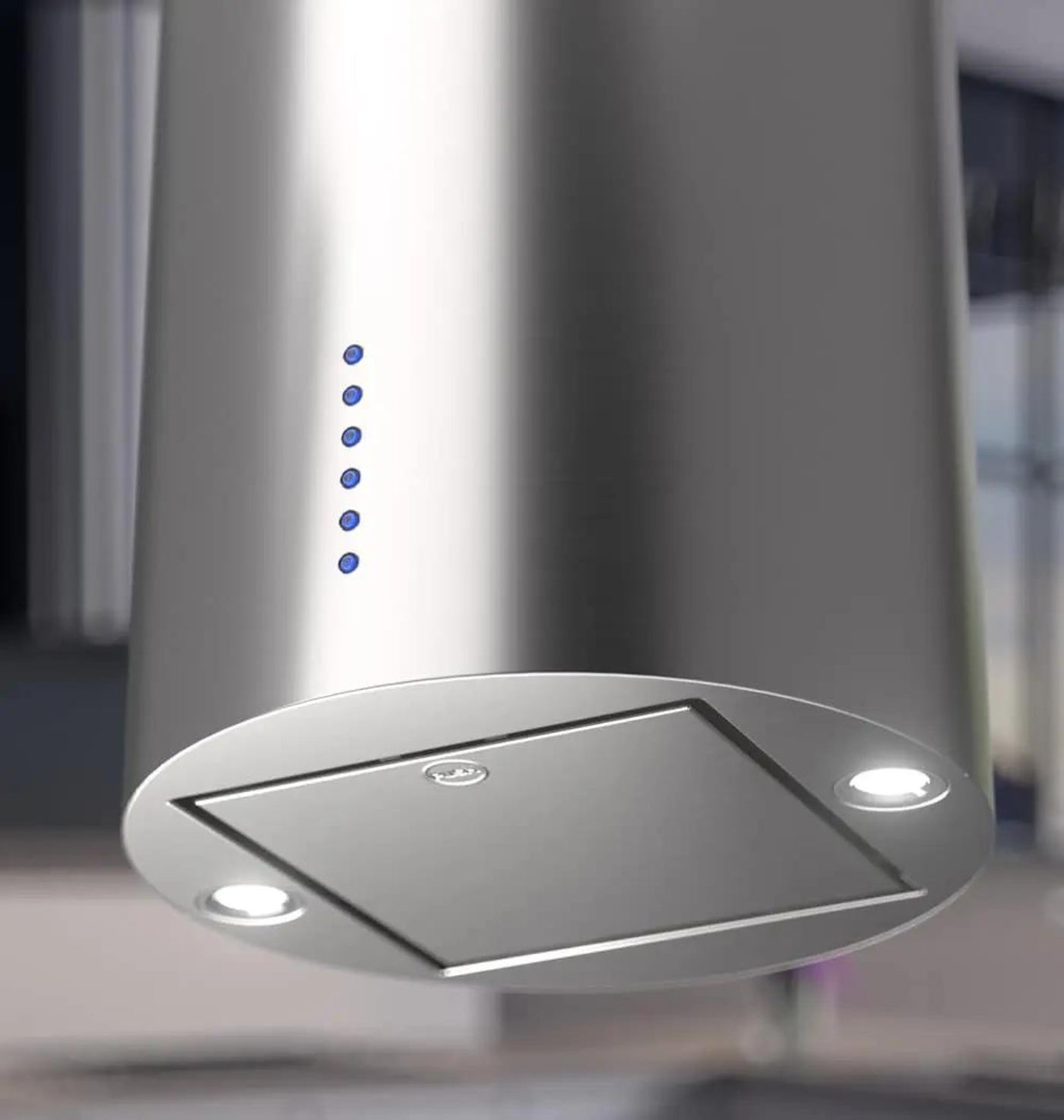 XO APPLIANCE XOCYLI16SC 600/395 CFM Designer Cylinder Island in Stainless Steel - XOCYLI16SC