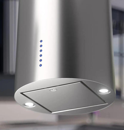 XO APPLIANCE XOCYLI16SC 600/395 CFM Designer Cylinder Island in Stainless Steel - XOCYLI16SC