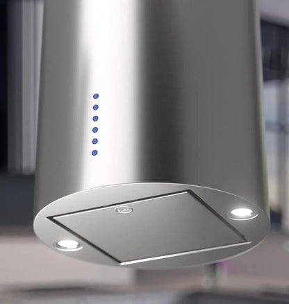 XO APPLIANCE XOCYL16SC 600/395 CFM Designer Cylinder Wall Mount in Stainless Steel - XOCYL16SC