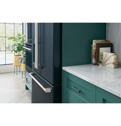 CAFE  ENERGY STAR 23.1 Cu. Ft. Smart Counter-Depth French-Door Refrigerator Black - CWE23SP3MD1