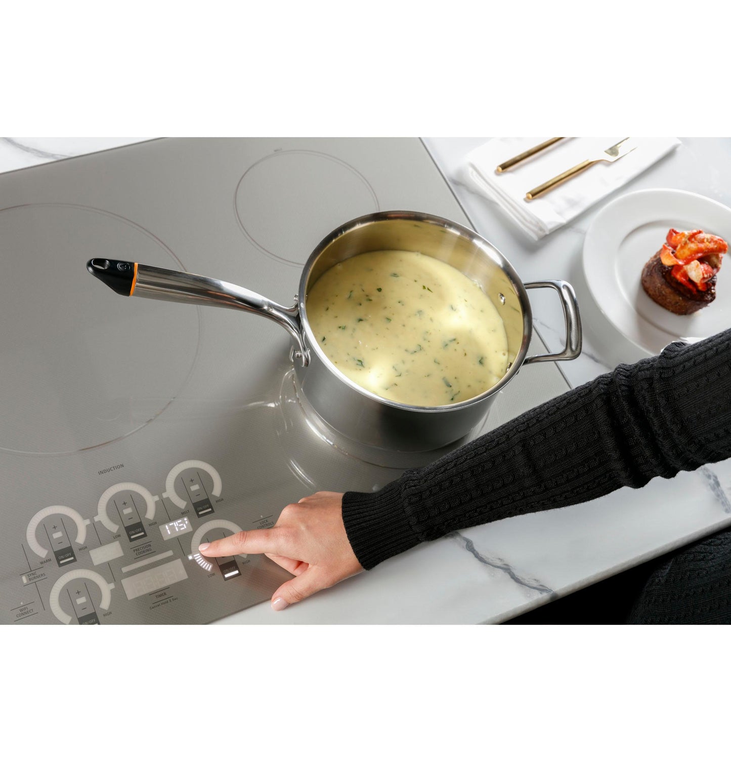 MONOGRAM Monogram ENERGY STAR 30" Induction Cooktop Gray - ZHU30RSTSS
