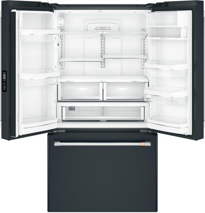CAFE  ENERGY STAR 23.1 Cu. Ft. Smart Counter-Depth French-Door Refrigerator Black - CWE23SP3MD1