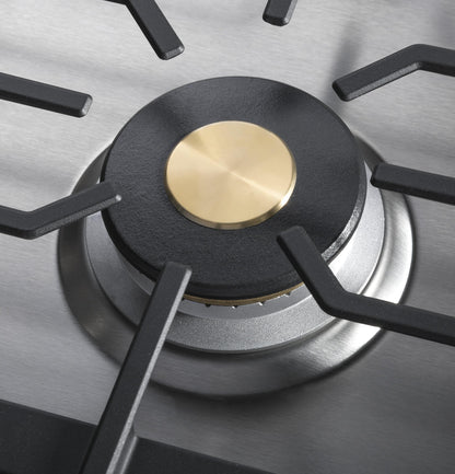 MONOGRAM Monogram 36" Deep-Recessed Gas Cooktop in Stainless Steel - ZGU36ESLSS