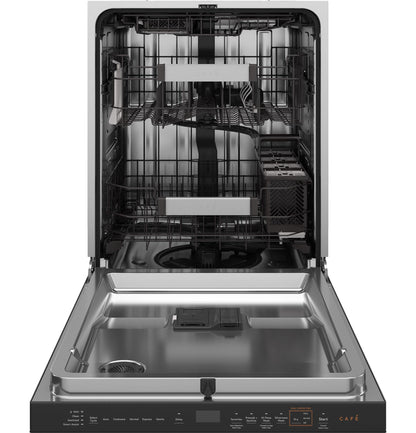 CAFE  CustomFit ENERGY STAR Stainless Interior Smart Dishwasher with Ultra Wash Top Rack and LED Lights, 39 dBA in Platinum Glass Gray - CDP888M5VS5