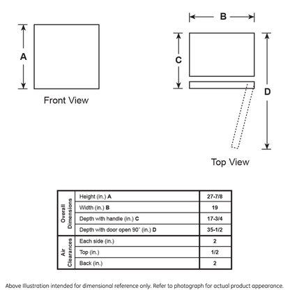 HOTPOINT HME03GGMBB Hotpoint® ENERGY STAR® 2.7 cu. ft. Compact Refrigerator Black