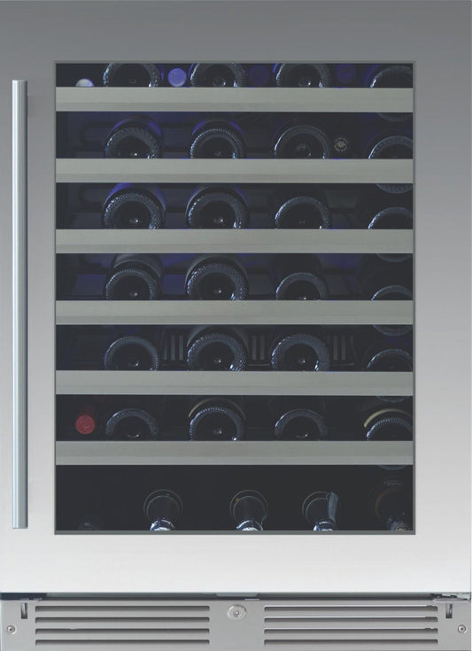 XO APPLIANCE XOU24WGSR 24" Wine Cooler, Single Zone in Stainless Steel Glass, Right Hinge in Stainless Steel - XOU24WGSR