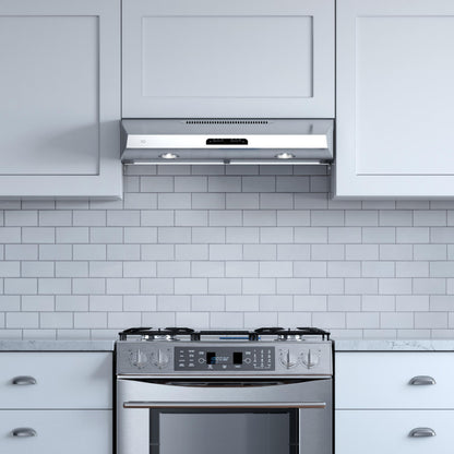 XO APPLIANCE XOE30S 30" 350 CFM Under Cabinet Range Hood in Stainless Steel - XOE30S