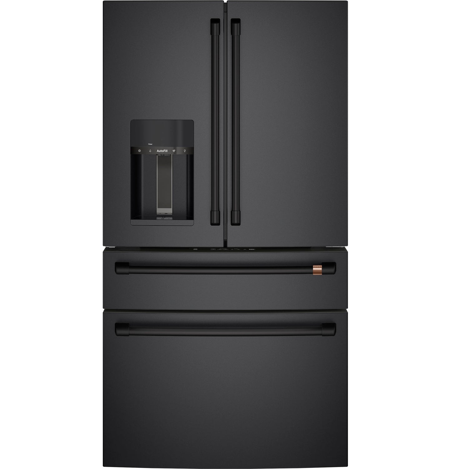 CAFE CVE28DP3ND1 CAFé™ ENERGY STAR® 27.8 Cu. Ft. Smart 4-Door French-Door Refrigerator Black