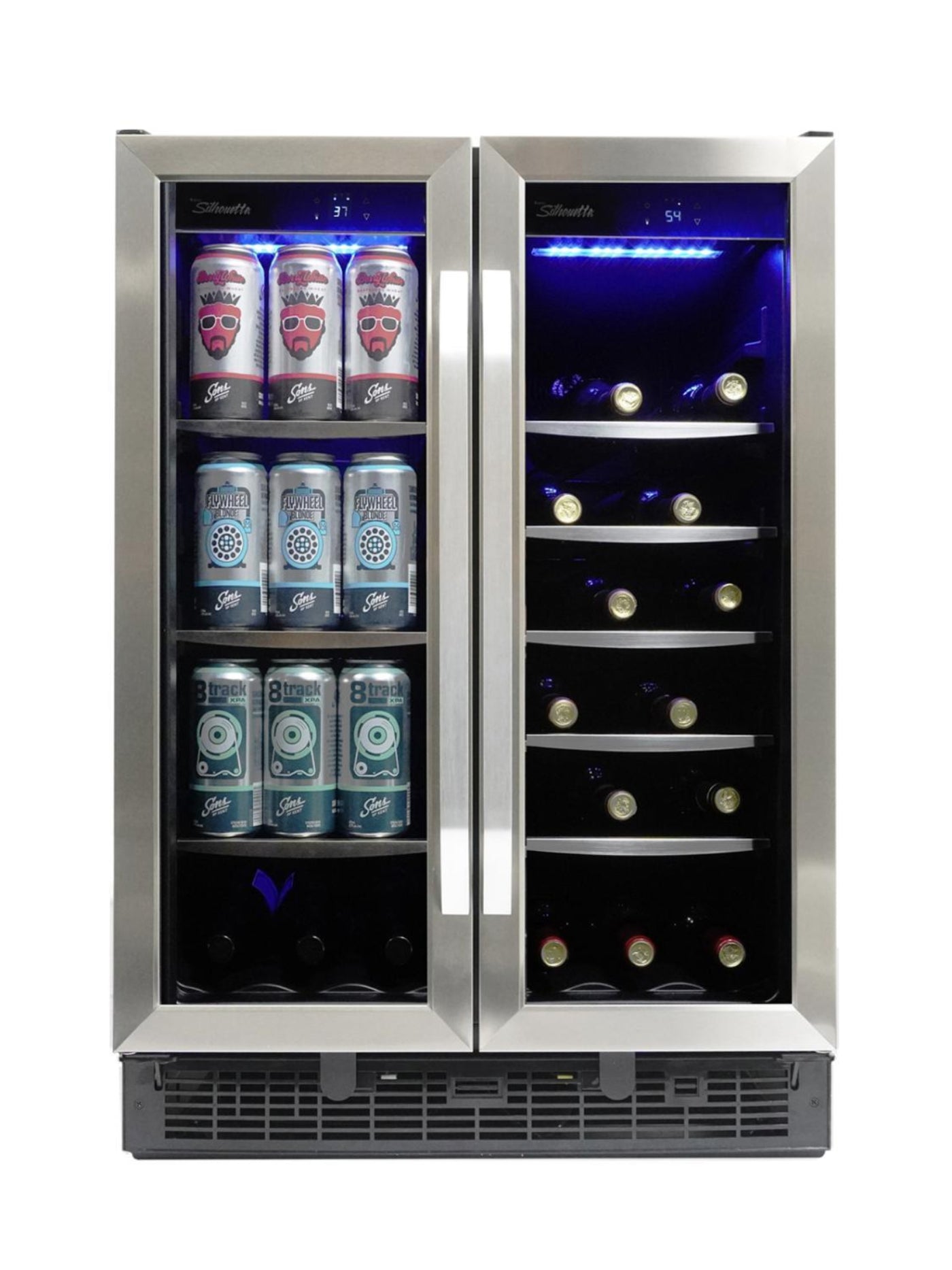 SILHOUETTE Silhouette 24" Built-in Beverage Center in Stainless Steel - SBC051D1BSS