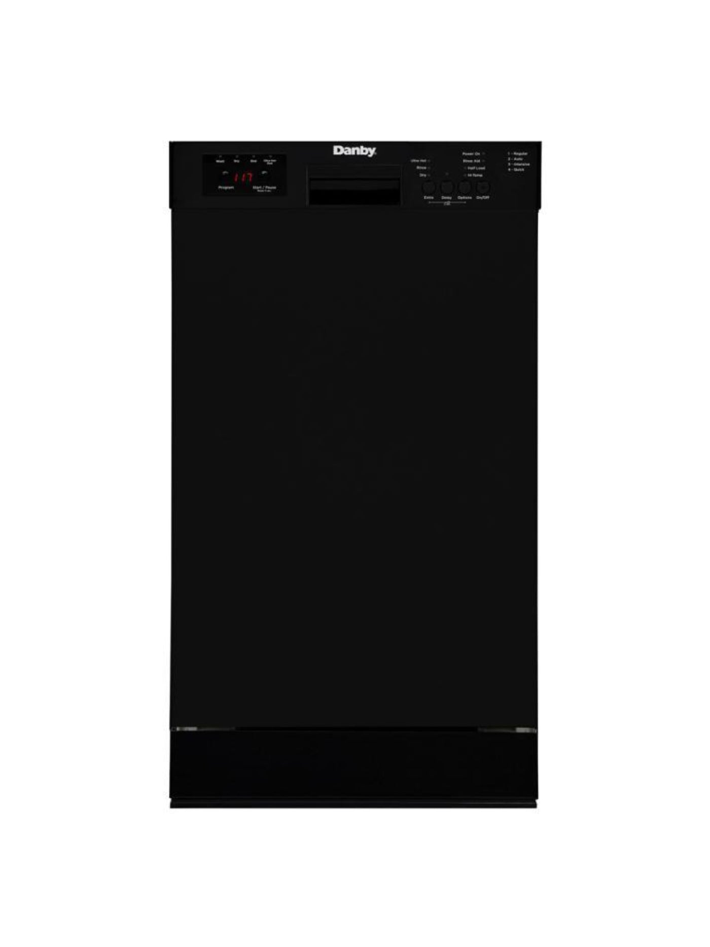DANBY Danby 18" Wide Built-in Dishwasher in Black - DDW18D1EB