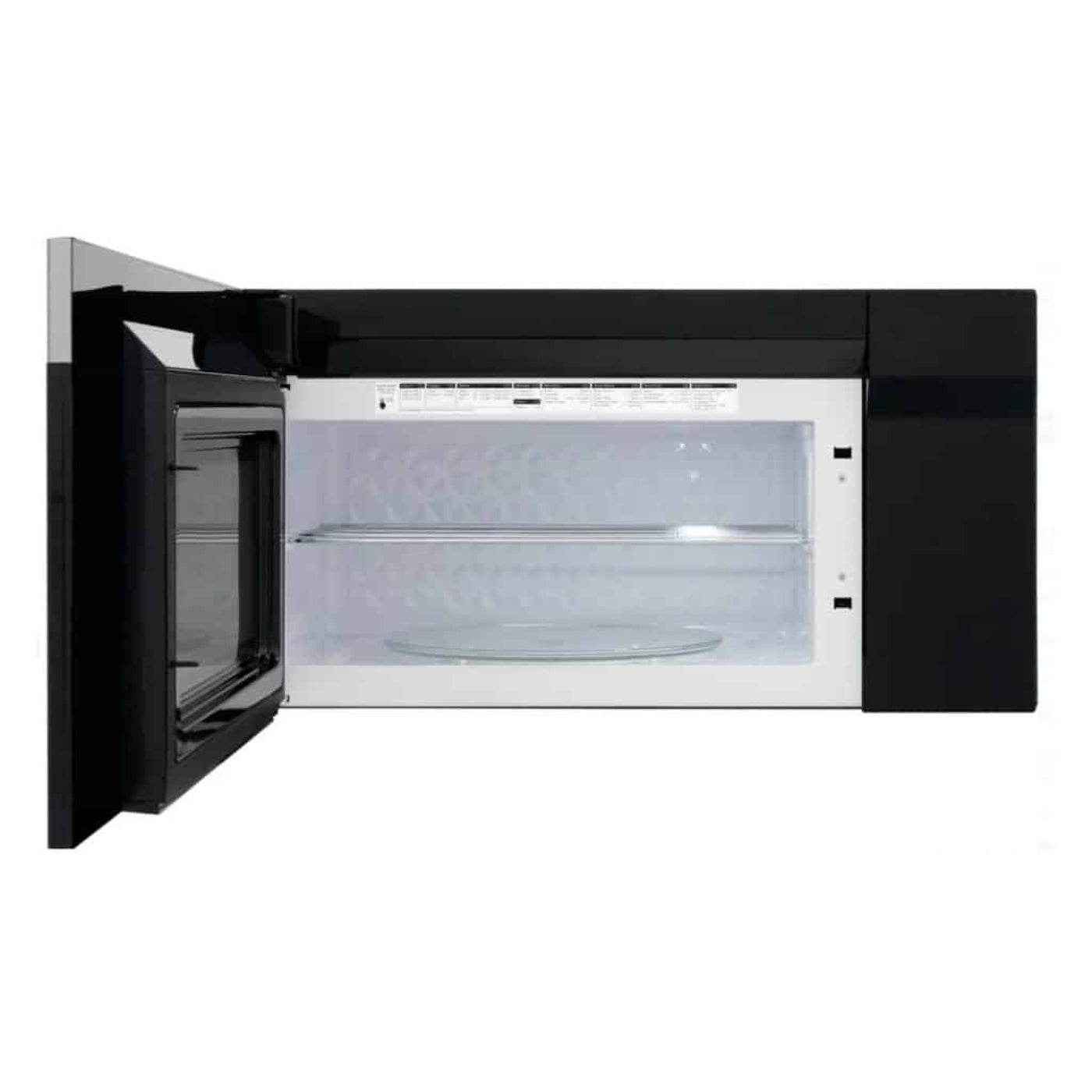XO APPLIANCE XOOTR30BS 30" Over-The-Range Microwave Oven in Black Glass with in Stainless Steel Trim Black On Stainless - XOOTR30BS