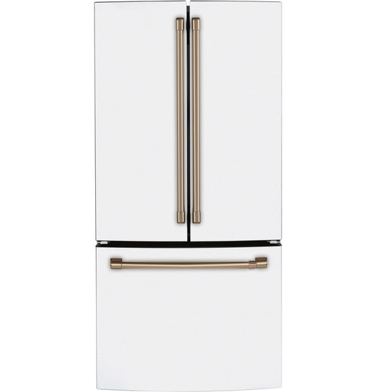 CAFE  ENERGY STAR 18.6 Cu. Ft. Counter-Depth French-Door Refrigerator White - CWE19SP4NW2