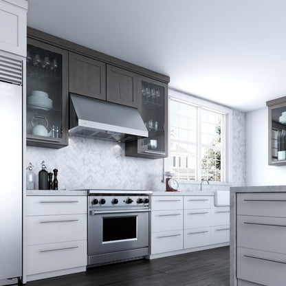 XO APPLIANCE XOT1836KSE 36" 1000 CFM Italian Made Pro Hood Range Hood in Stainless Steel - XOT1836KSE