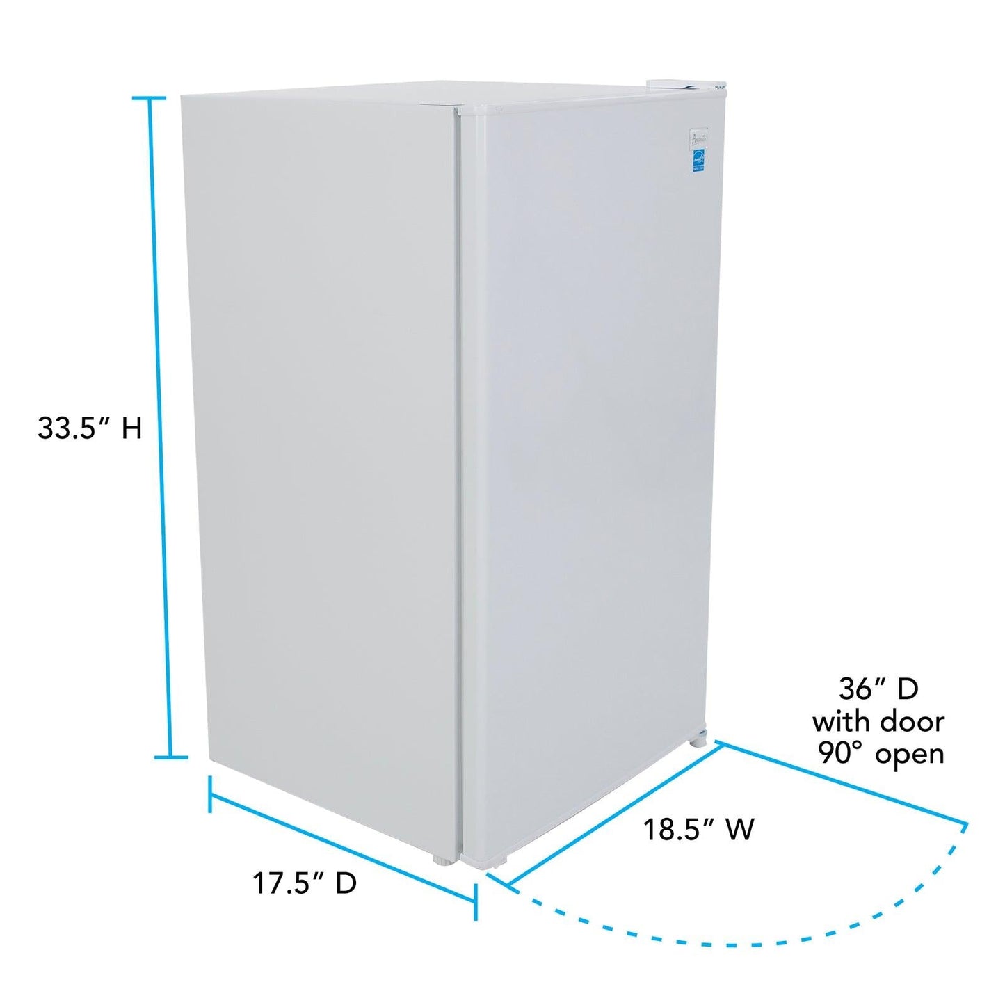 AVANTI Avanti 3.3 cu. ft. Compact Refrigerator - Black - RM3316B