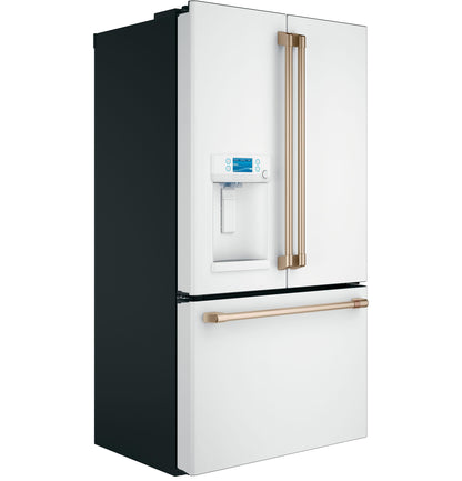 CAFE  ENERGY STAR 22.1 Cu. Ft. Smart Counter-Depth French-Door Refrigerator with Hot Water Dispenser White - CYE22TP4MW2