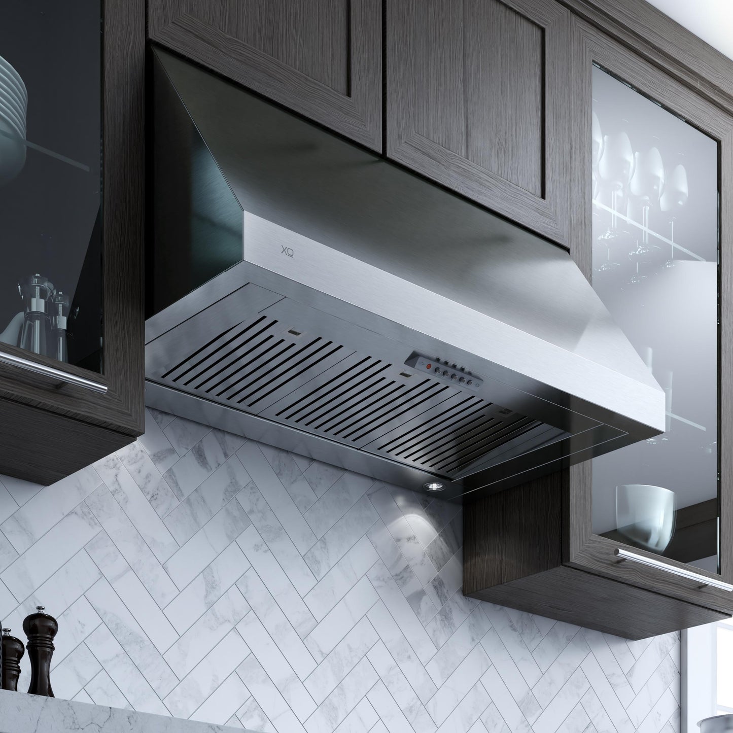 XO APPLIANCE XOT1836SC 36" CCC 600/395 CFM Italian Made Pro Hood Range Hood in Stainless Steel - XOT1836SC