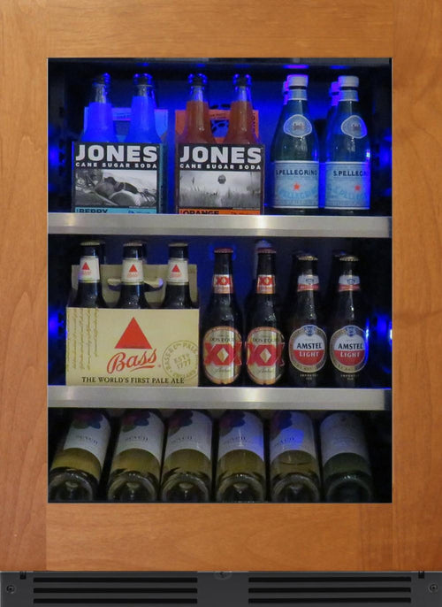 XO APPLIANCE XOU24BCGOL 24" Beverage Center, Panel Ready Glass, Left Hinge Custom Panel Ready - XOU24BCGOL