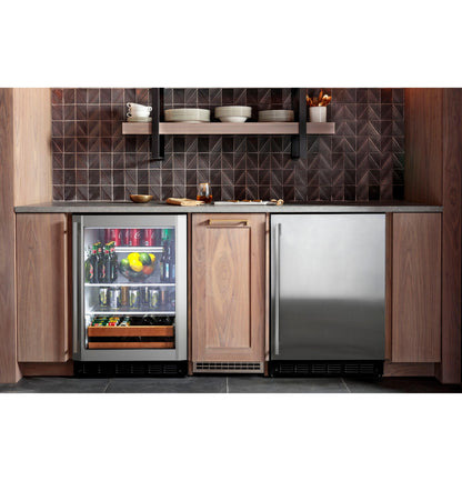 MONOGRAM Monogram 24" Bar Refrigerator with Icemaker in Stainless Steel - ZIBS240NSS