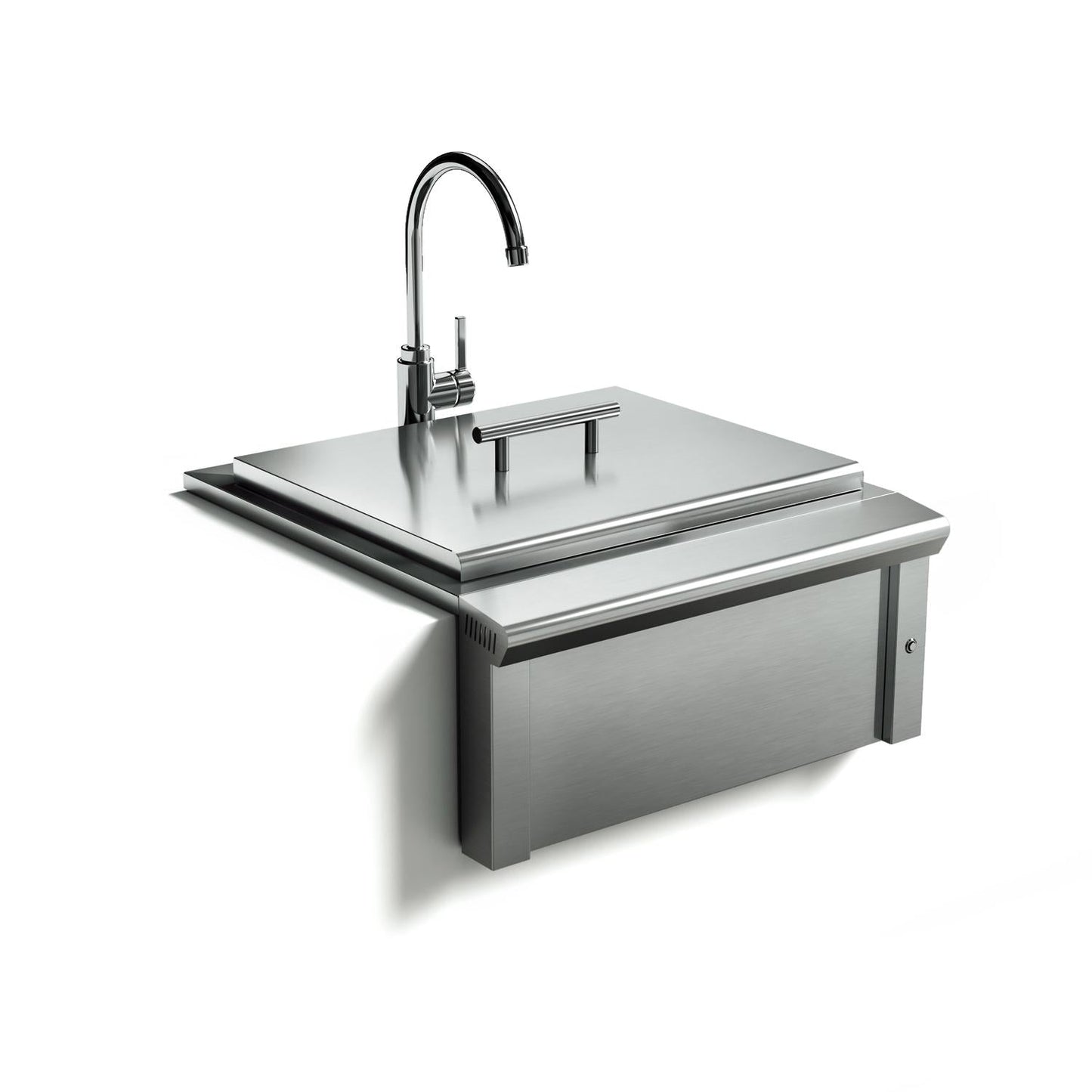 XO APPLIANCE XOG24SINK 24" in Stainless Steel Apron Sink and Faucet in Stainless Steel - XOG24SINK