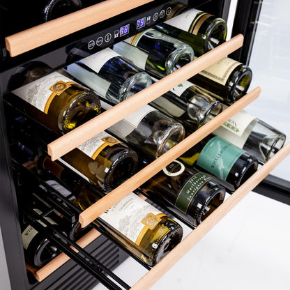 AVANTI Avanti 49 Bottle Dual-Zone Wine Cooler in Stainless Steel - WCR496DS