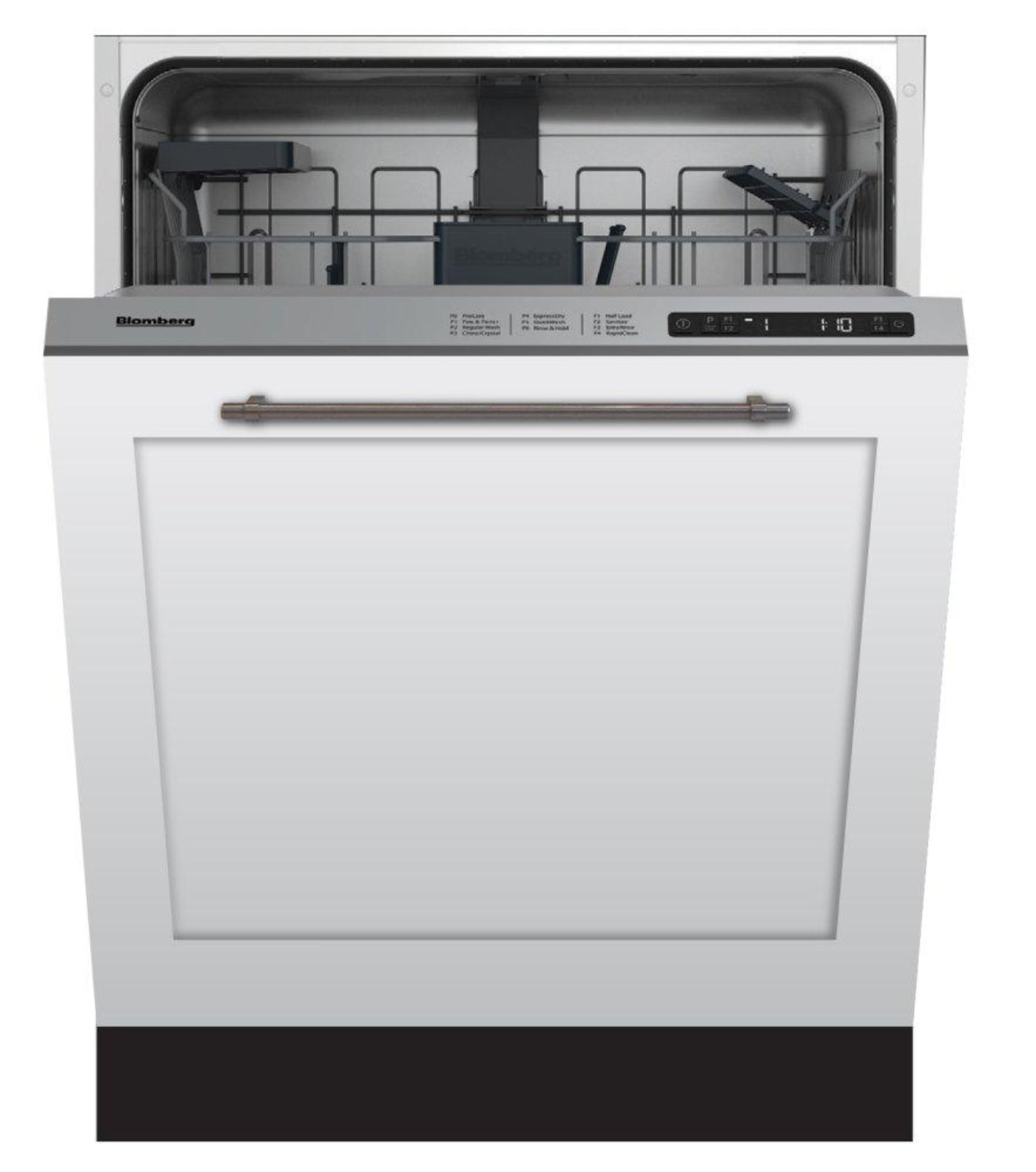 BLOMBERG APPLIANCES DW51600FBI 24in Dishwasher ADA Overlay 48dBA top control 6 cycle, beam on floor Custom Panel Ready - DW51600FBI