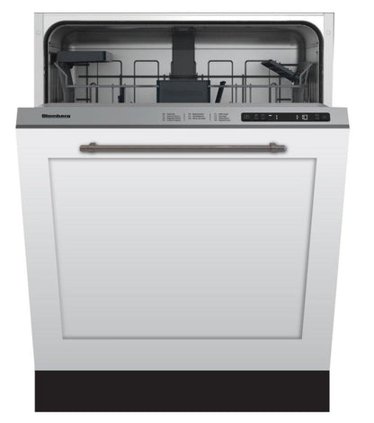 BLOMBERG APPLIANCES DW51600FBI 24in Dishwasher ADA Overlay 48dBA top control 6 cycle, beam on floor Custom Panel Ready - DW51600FBI