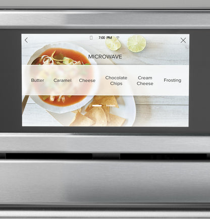 CAFE 30" Custom Speed Cook Oven with 120V Advantium Technology Black - CSB913P3VD1