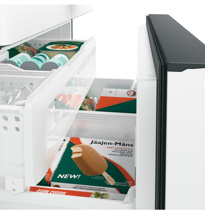 CAFE CWE23SP4MW2 CAFé™ ENERGY STAR® 23.1 Cu. Ft. Smart Counter-Depth French-Door Refrigerator White