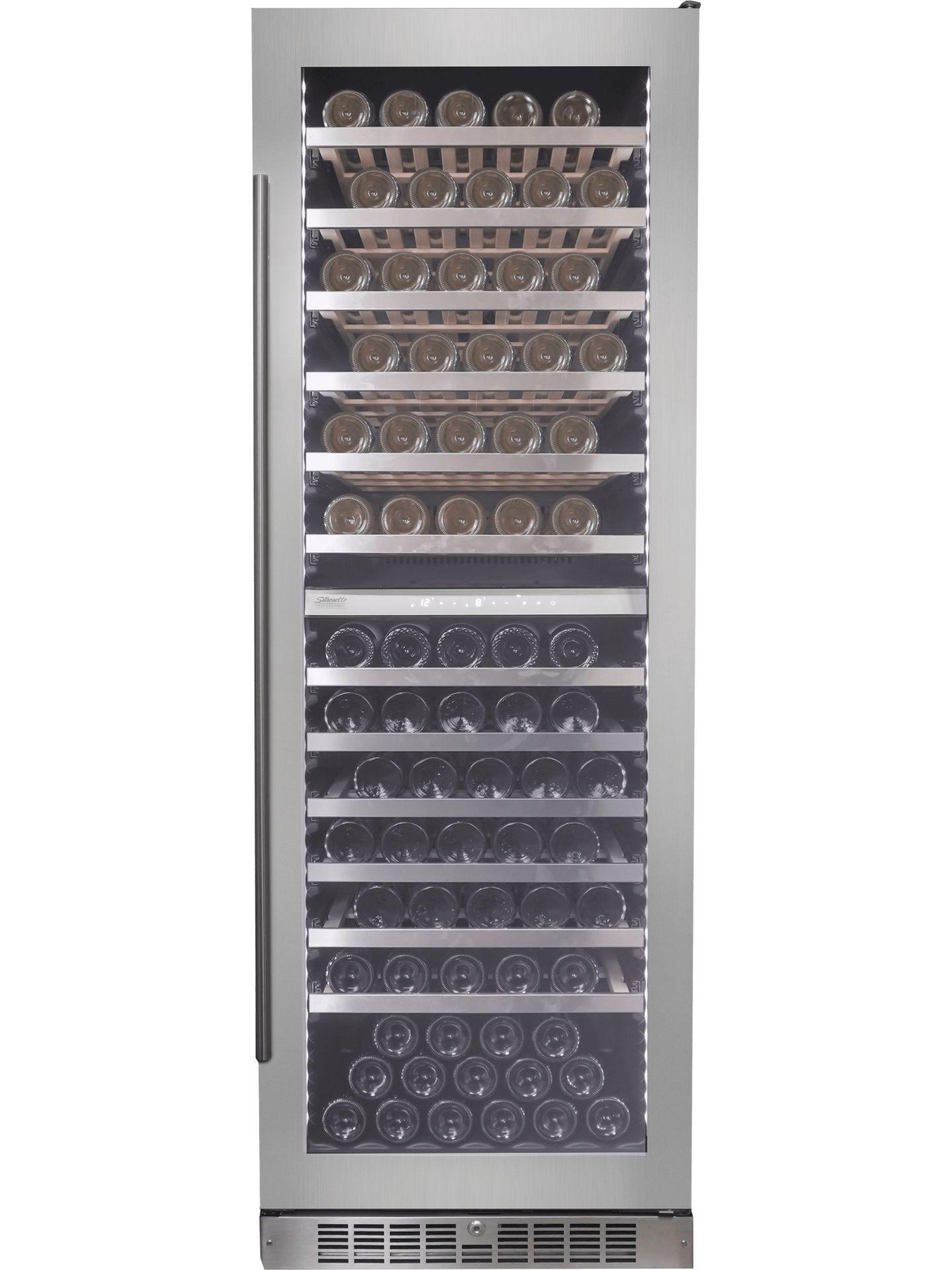 SILHOUETTE Silhouette Pro - 24" Built-in Wine Cellar in Stainless Steel - SPRWC140D1SS