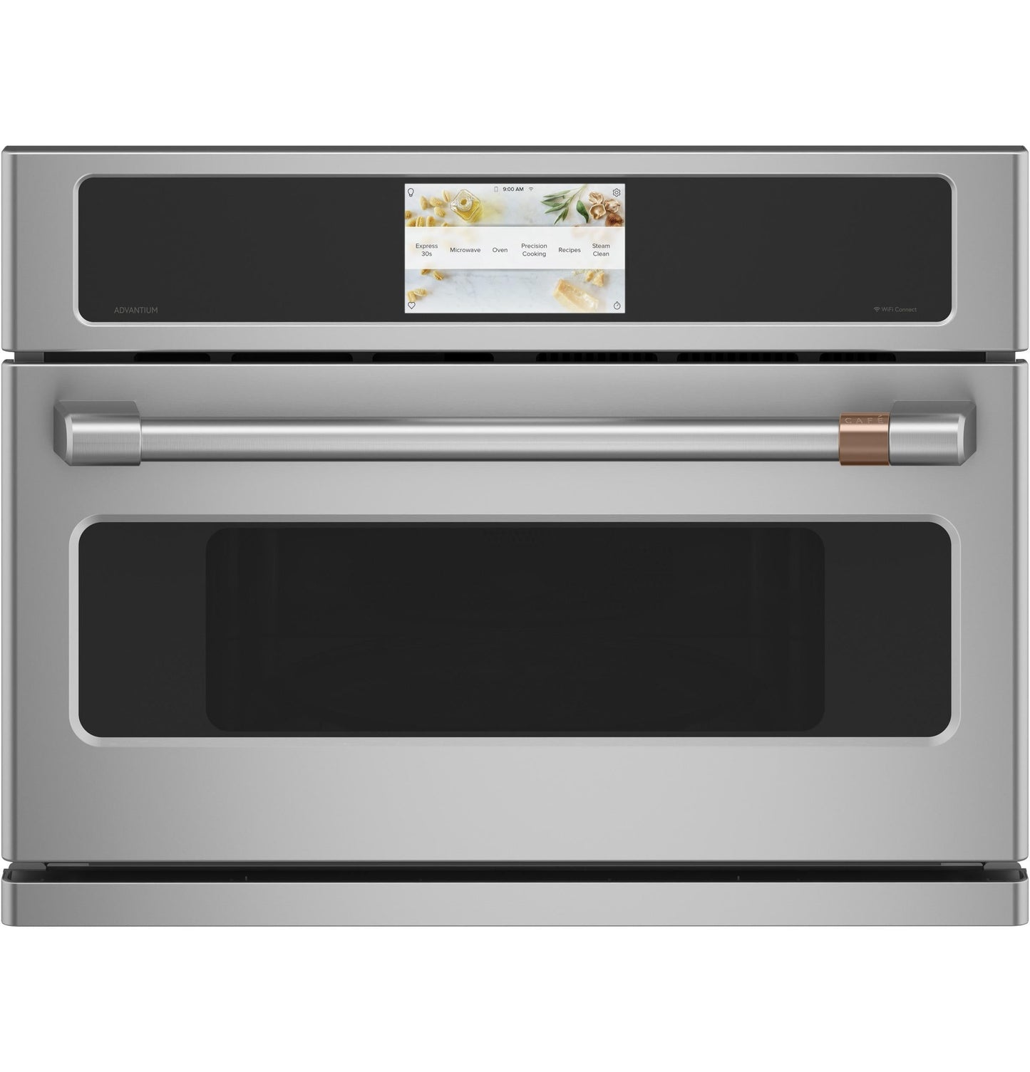 CAFE  27" Custom Speed Cook Oven with 120V Advantium Technology in Stainless Steel - CSB912P2VS1